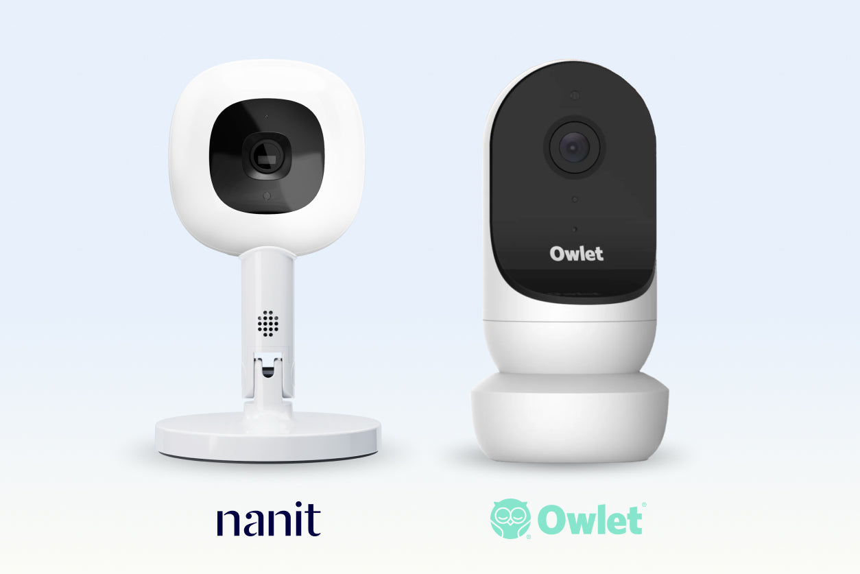 Nanit vs Owlet Baby Monitors side by side
