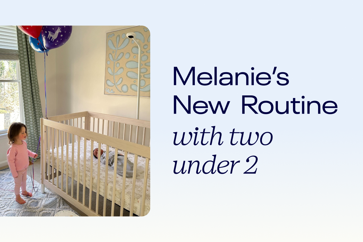 Melanie Bond shares tips from her first night at home with two children
