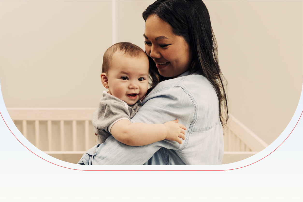 picture of a mother and baby