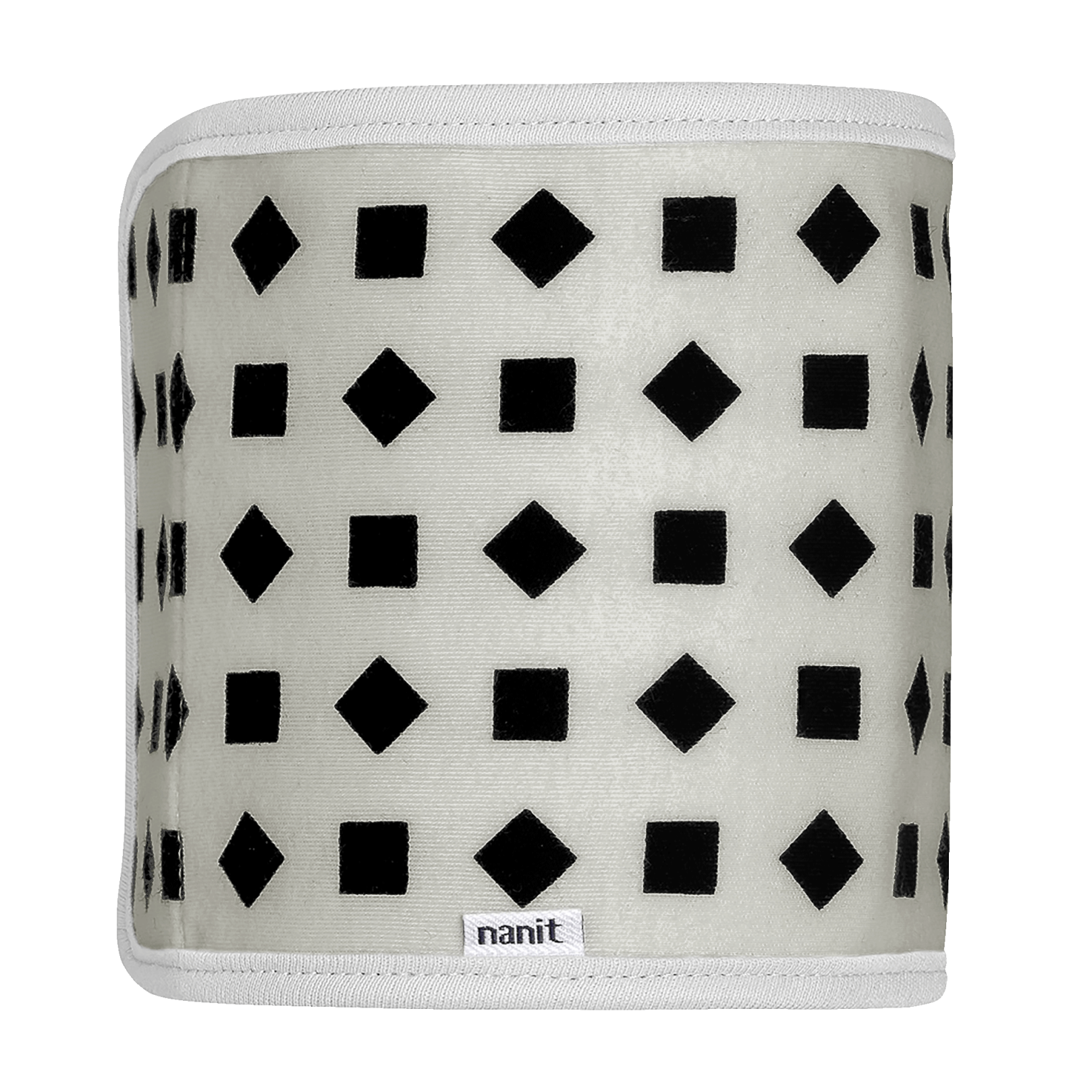 Image of rolled up breathing band in pebble gray #color_pebble gray