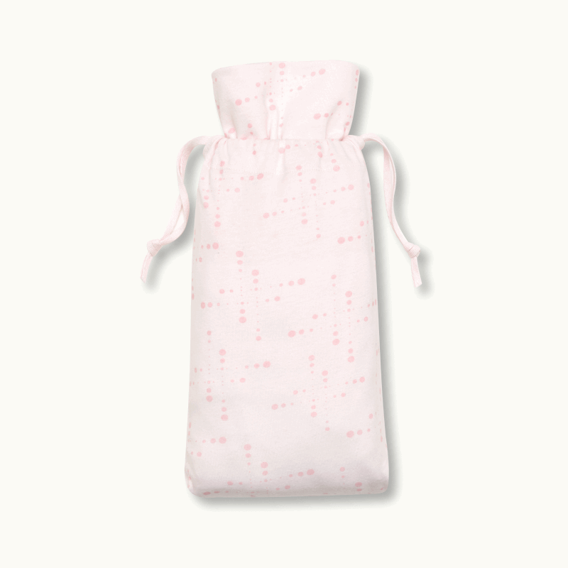 Nanit Knit Crib Sheet - Pink Sunburst bag #color_pink sunburst