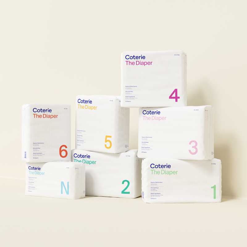 coterie diaper packs