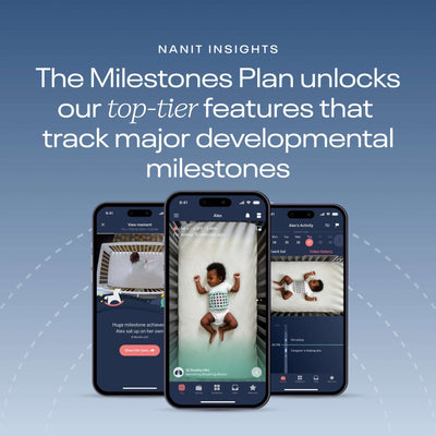 Nanit Insights - The Milestones Plan unlocks our top-tier features that track major developmental milestones