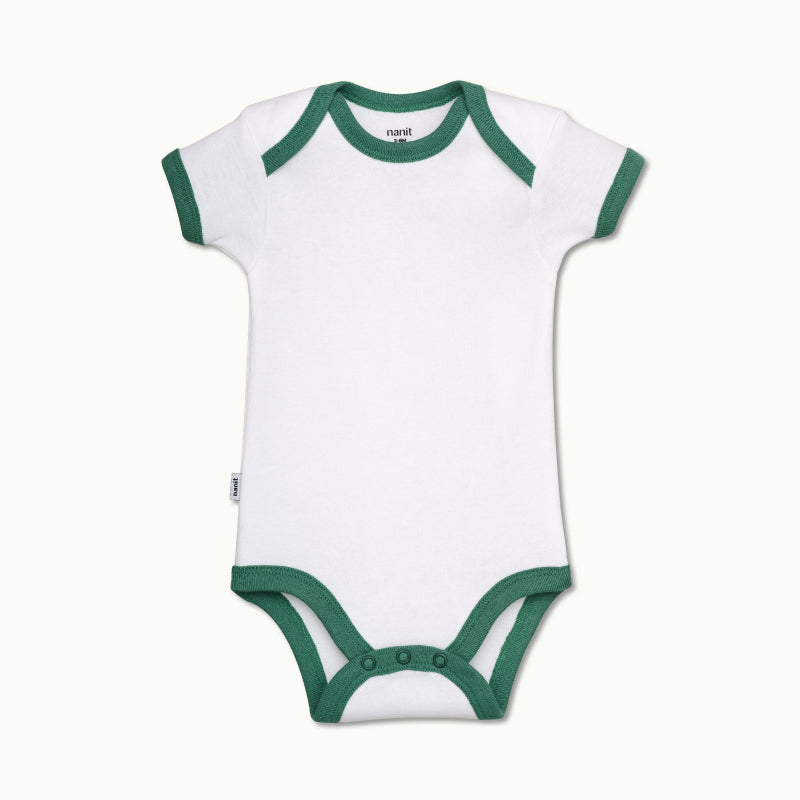 Nanit Sleep Wear Short Sleeve Bodysuit, Cotton Baby Clothes