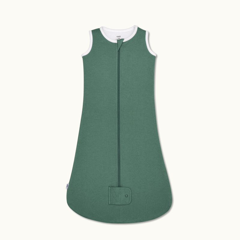 front view of sleep wear sleeping bag in spruce green #color_spruce green