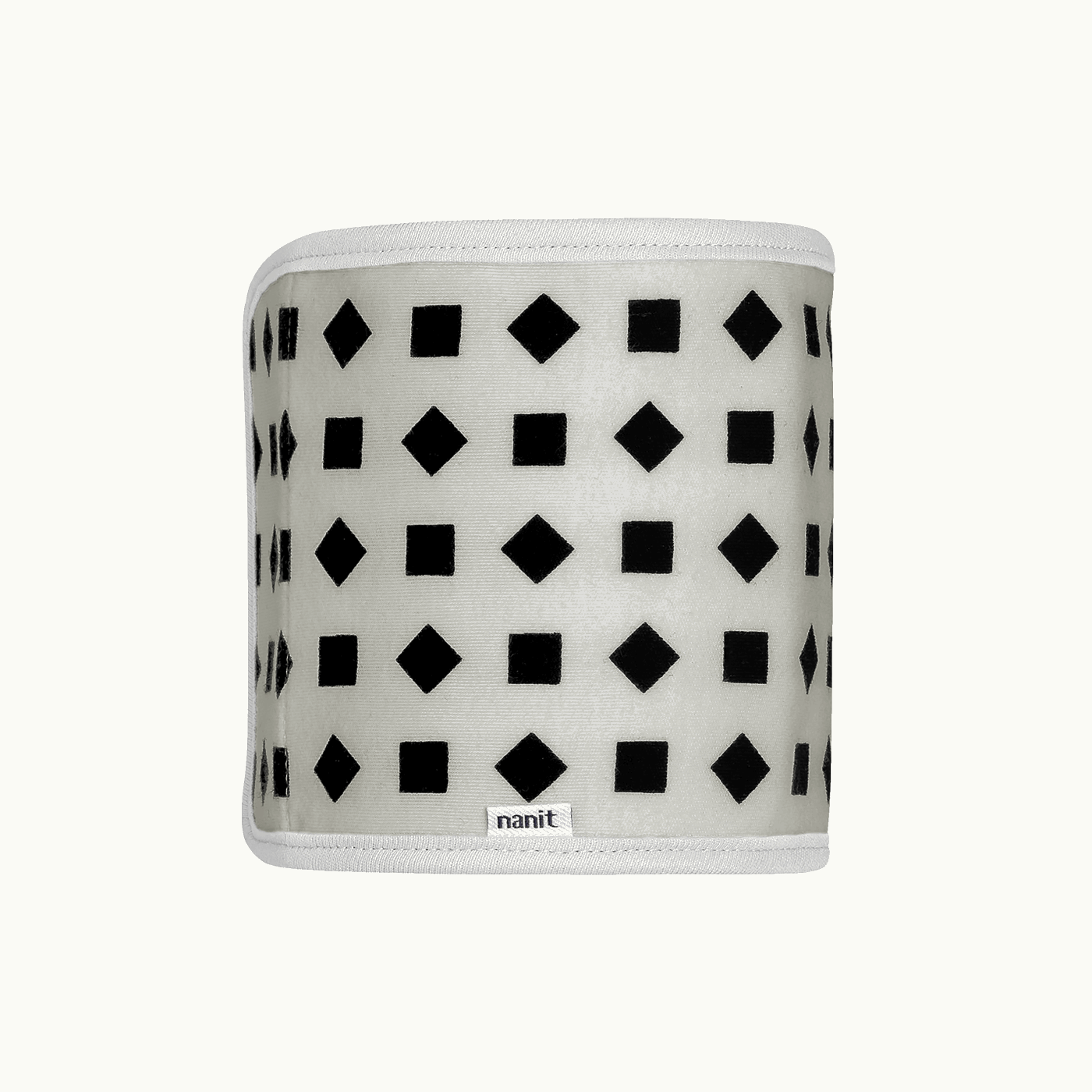 Image of rolled up breathing band in pebble gray #color_pebble gray