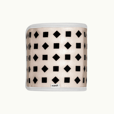 Image of rolled up breathing band in blush pink