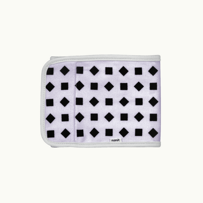 Image folded breathing band in lilac