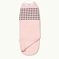 nanit breathing wear swaddle in blush pink #color_blush pink