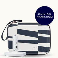 nanit flex stand and nanit abstract stripe travel case #color_abstract stripe
