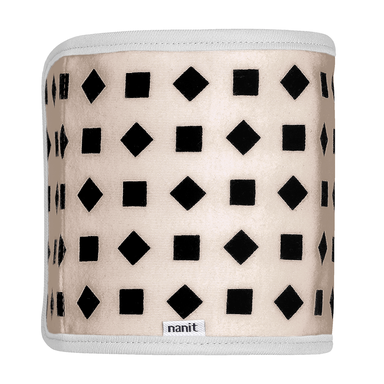 Image of rolled up breathing band in blush pink #color_blush pink