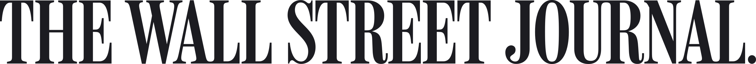 Wall Street Journal logo in black text on a white background