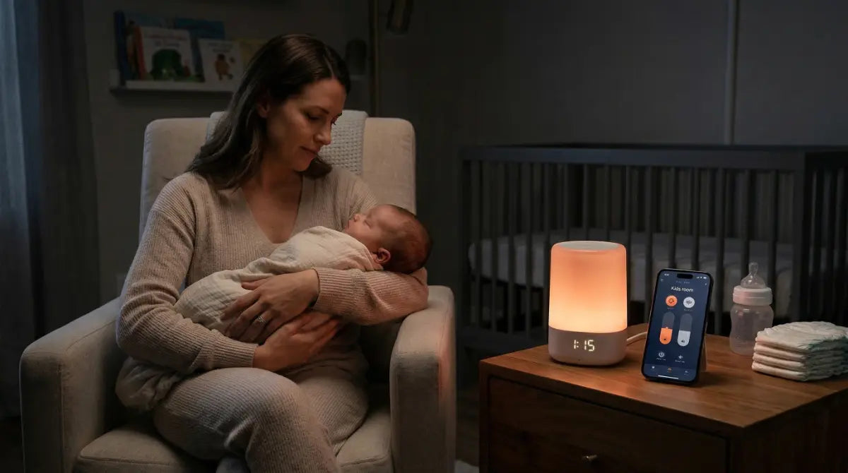 Baby night lights: choosing and using one that helps without disrupting sleep