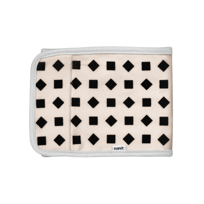 Image of folded breathing band in blush pink 