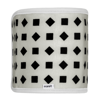 Image of rolled up breathing band in pebble gray 