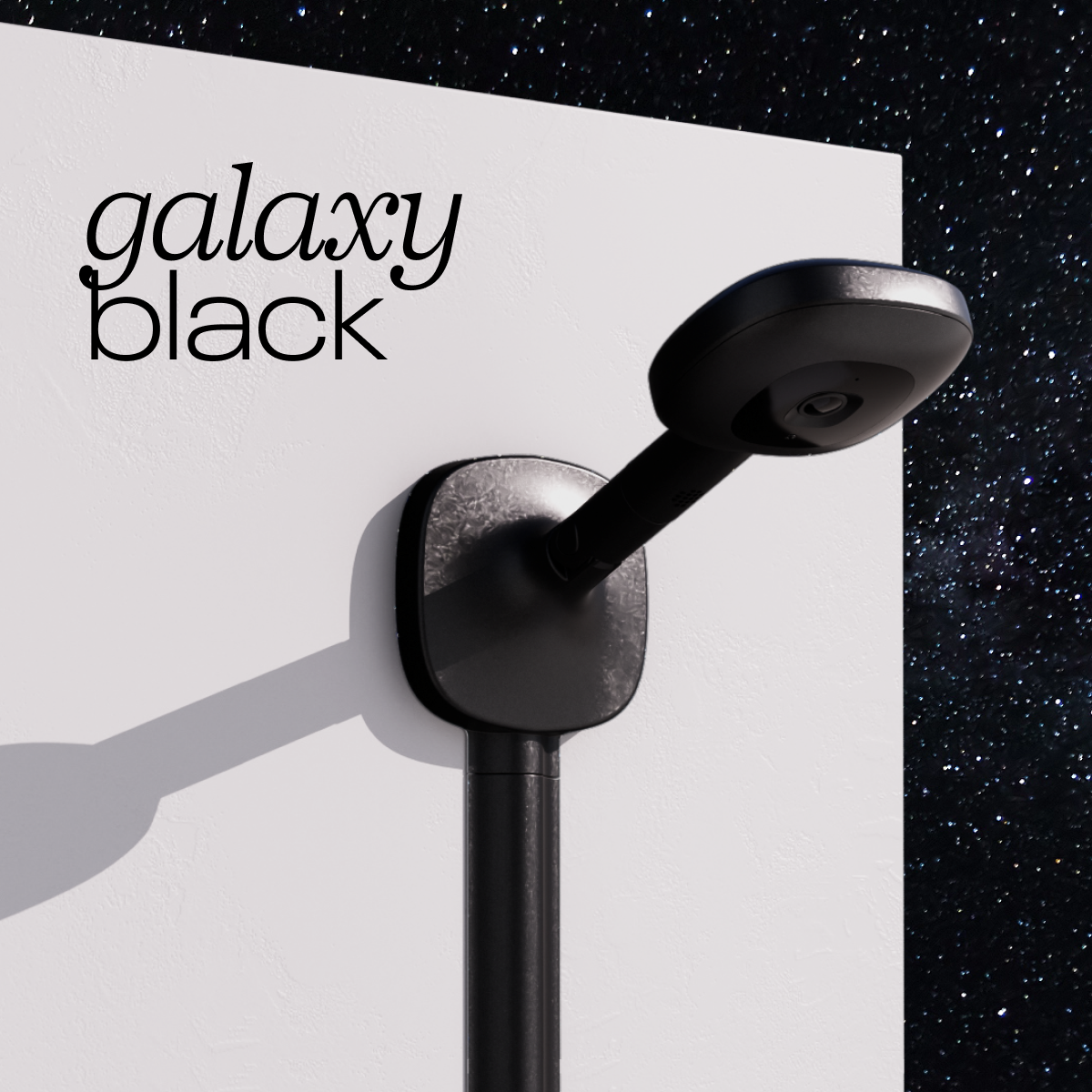 nanit pro camera + wall mount in galaxy black #color_galaxy black