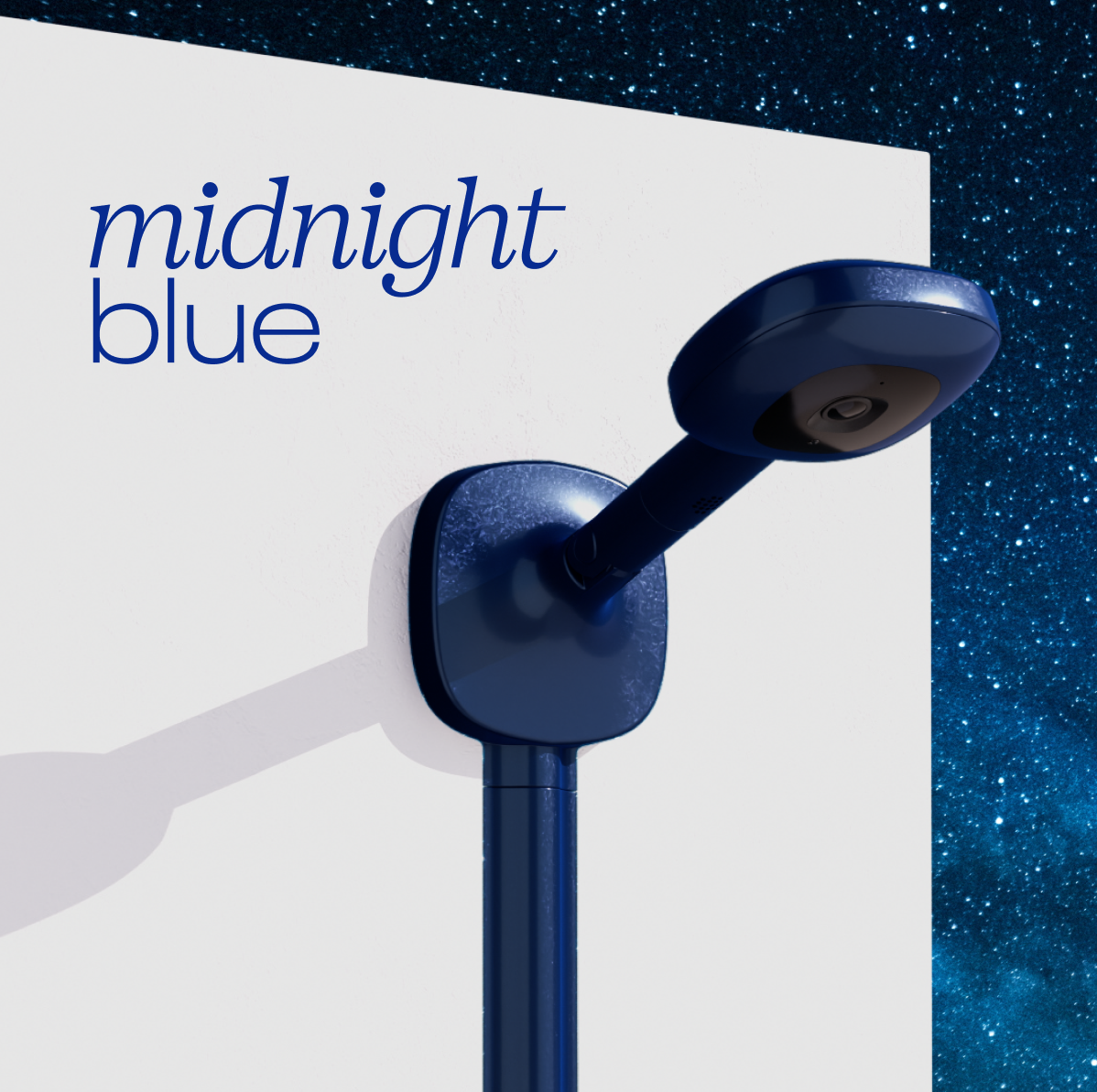 nanit pro camera + wall mount showing in midnight blue #color_midnight blue