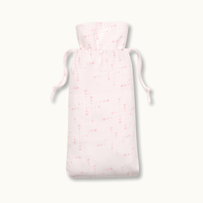 Nanit Knit Crib Sheet - Pink Sunburst bag 
