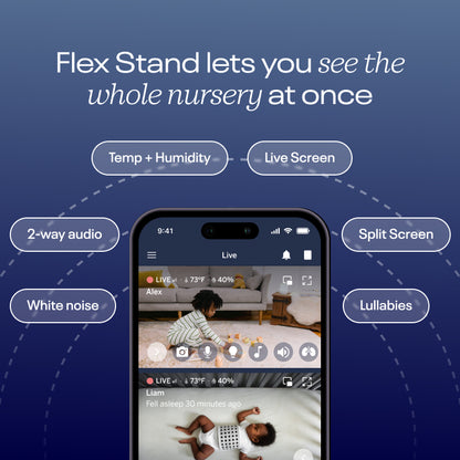Nanit Pro Baby Monitor + Flex Stand