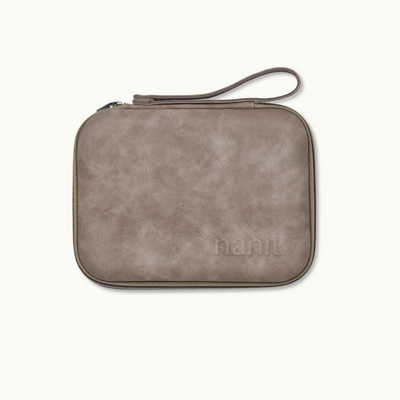 greige travel case 