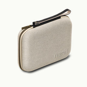 angled view for nanit travel case in two tone canvas #color_two tone canvas
