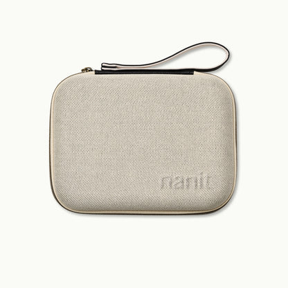 nanit travel case in two tone canvas 