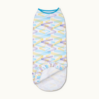 nanit sleeping wear swaddle in laser lights and showing inside #color_laser lights