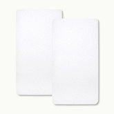 2x Nanit Knit Crib Sheet - White Sunburst Crib Sheet #color_white sunburst #pack_2 pack