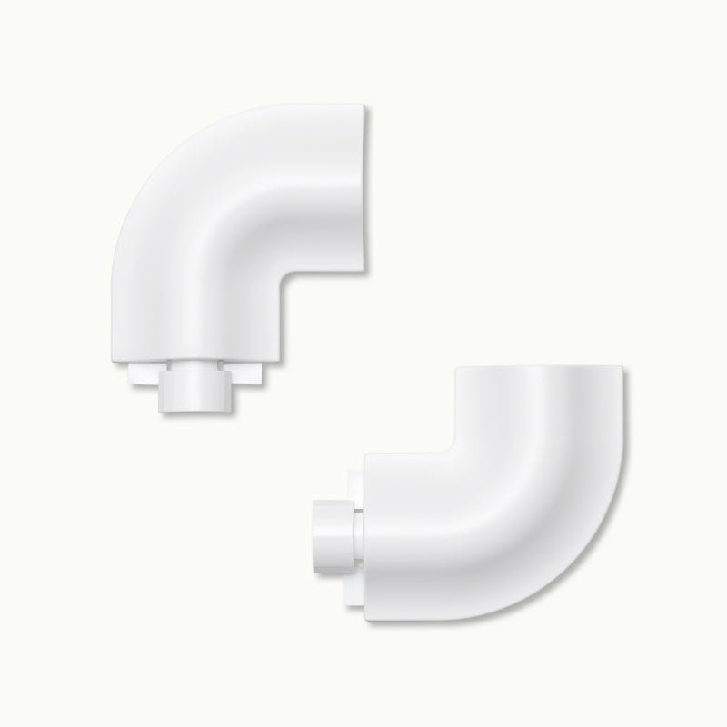 wall mount elbow connector