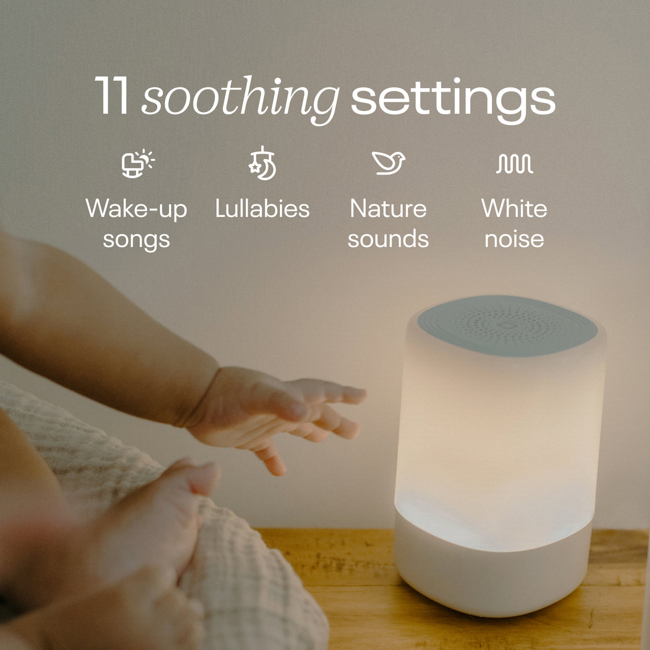 Nanit Sound & Light Smart Night Light & Noise Machine Nanit