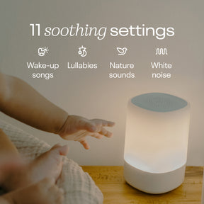 nanit sound + light features - 11 soothing settings