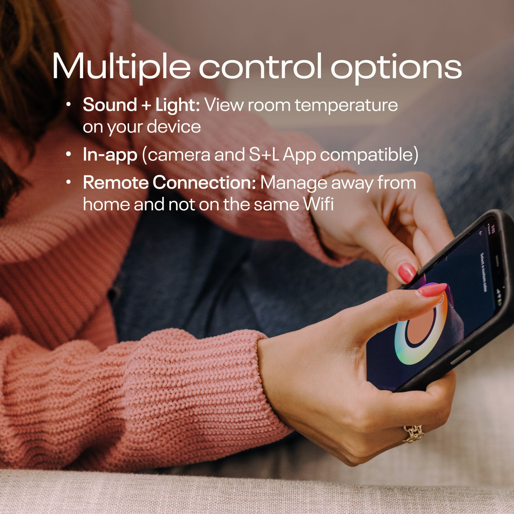 nanit sound + light app - easy to use and set up