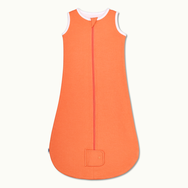 front view of sleep wear sleeping bag in cantaloupe #color_cantaloupe