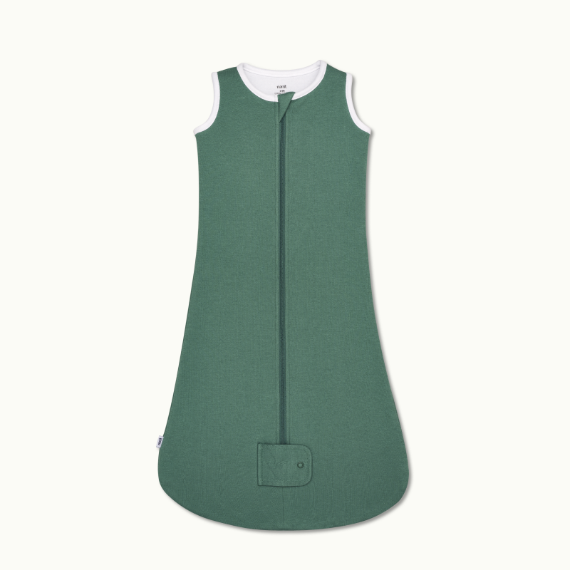 front view of sleep wear sleeping bag in spruce green #color_spruce green