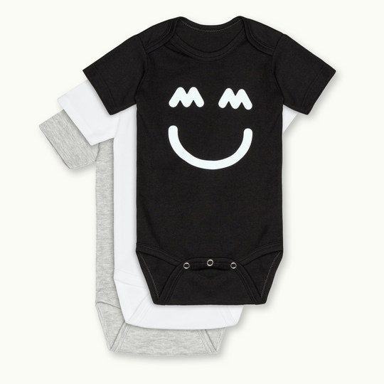 Miles & Milan Big Smile Bodysuit Set