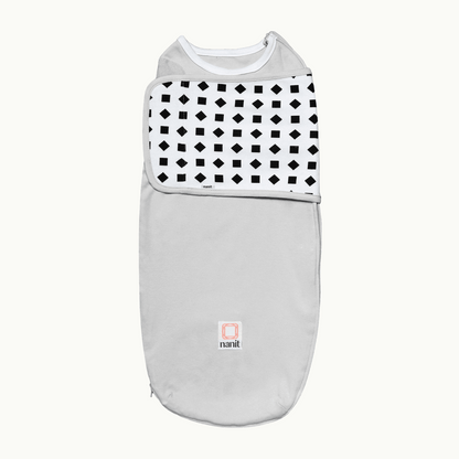 nanit swaddle in gray 
