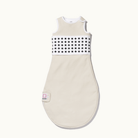 nanit khaki breathing wear sleeping bag front view #color_khaki