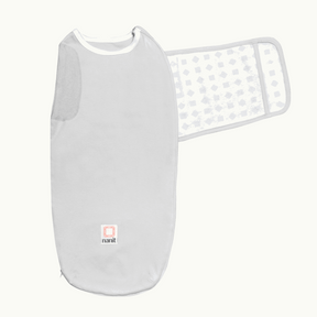 nanit swaddle with velcro off in gray #color_gray
