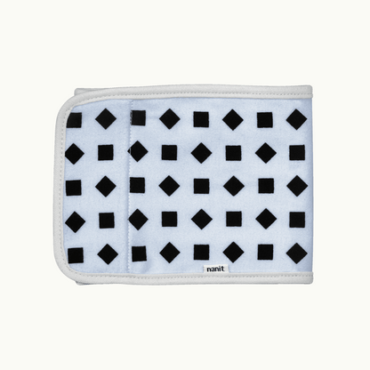 Image of folded breathing band in blue  