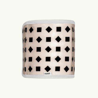 Image of rolled up breathing band in blush pink 