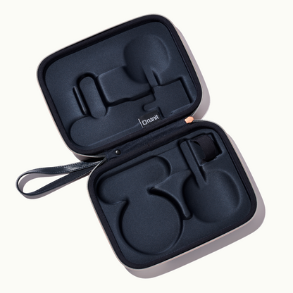 inside abstract stripe travel case 