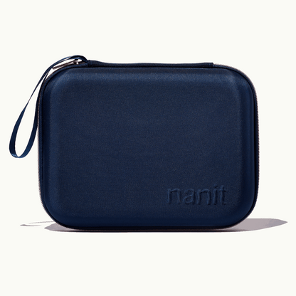 blue travel case 