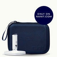 nanit flex stand and nanit blue travel case #color_blue