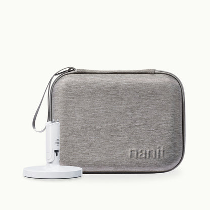 nanit flex stand and nanit gray travel case 