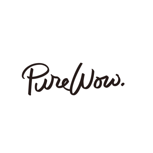 Black 'PureWow' logo on a white background