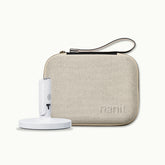 nanit flex stand and nanit two tone canvas travel case #color_two tone canvas