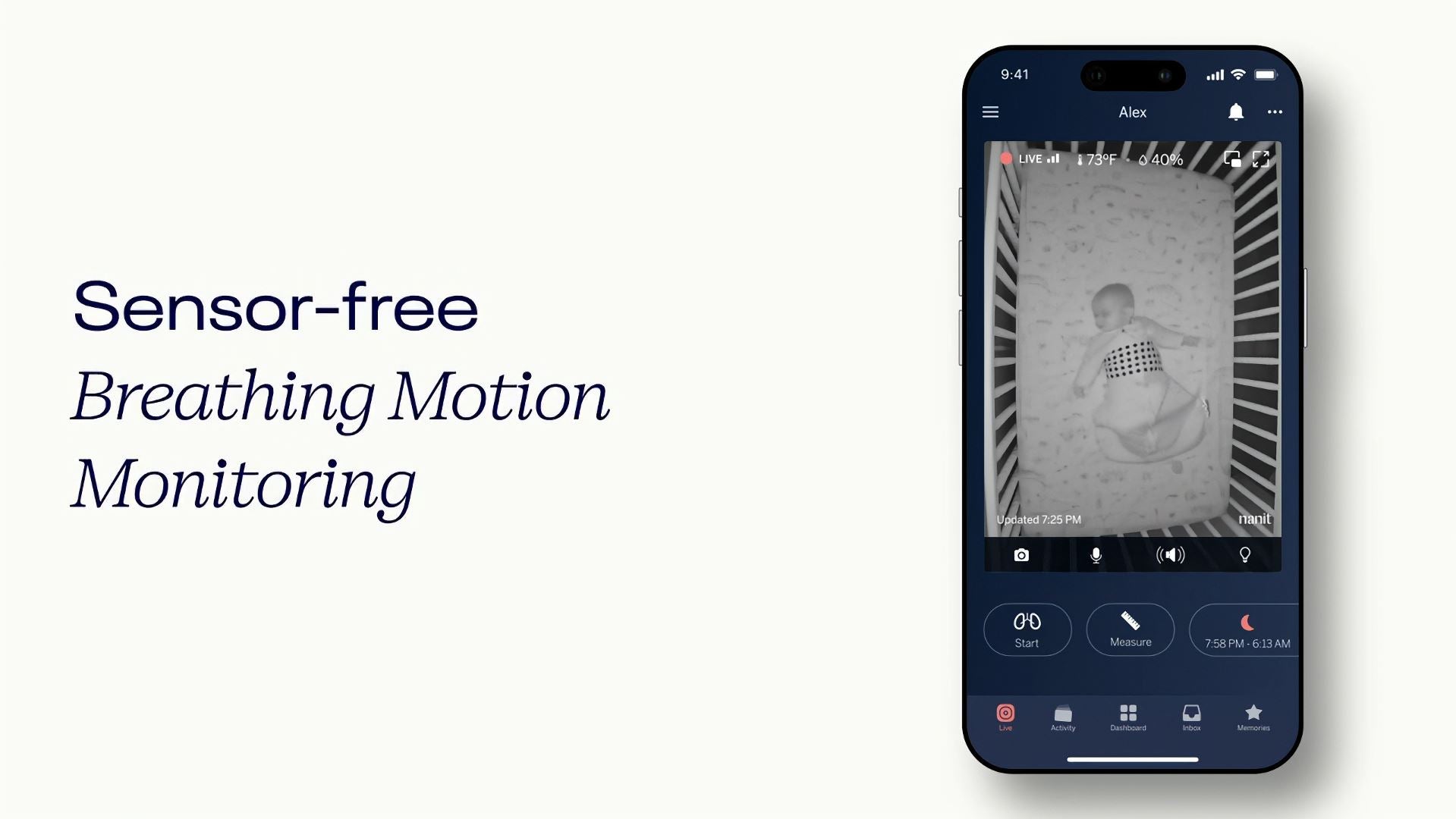 Load video: Nanit App Breathing Motion Monitoring