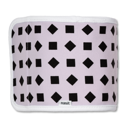 Image of rolled up breathing band in lilac 