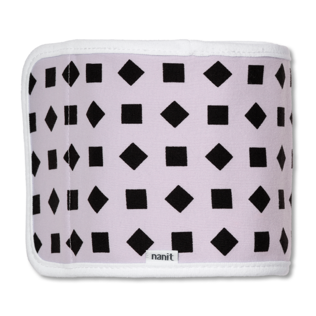 Image of rolled up breathing band in lilac #color_lilac