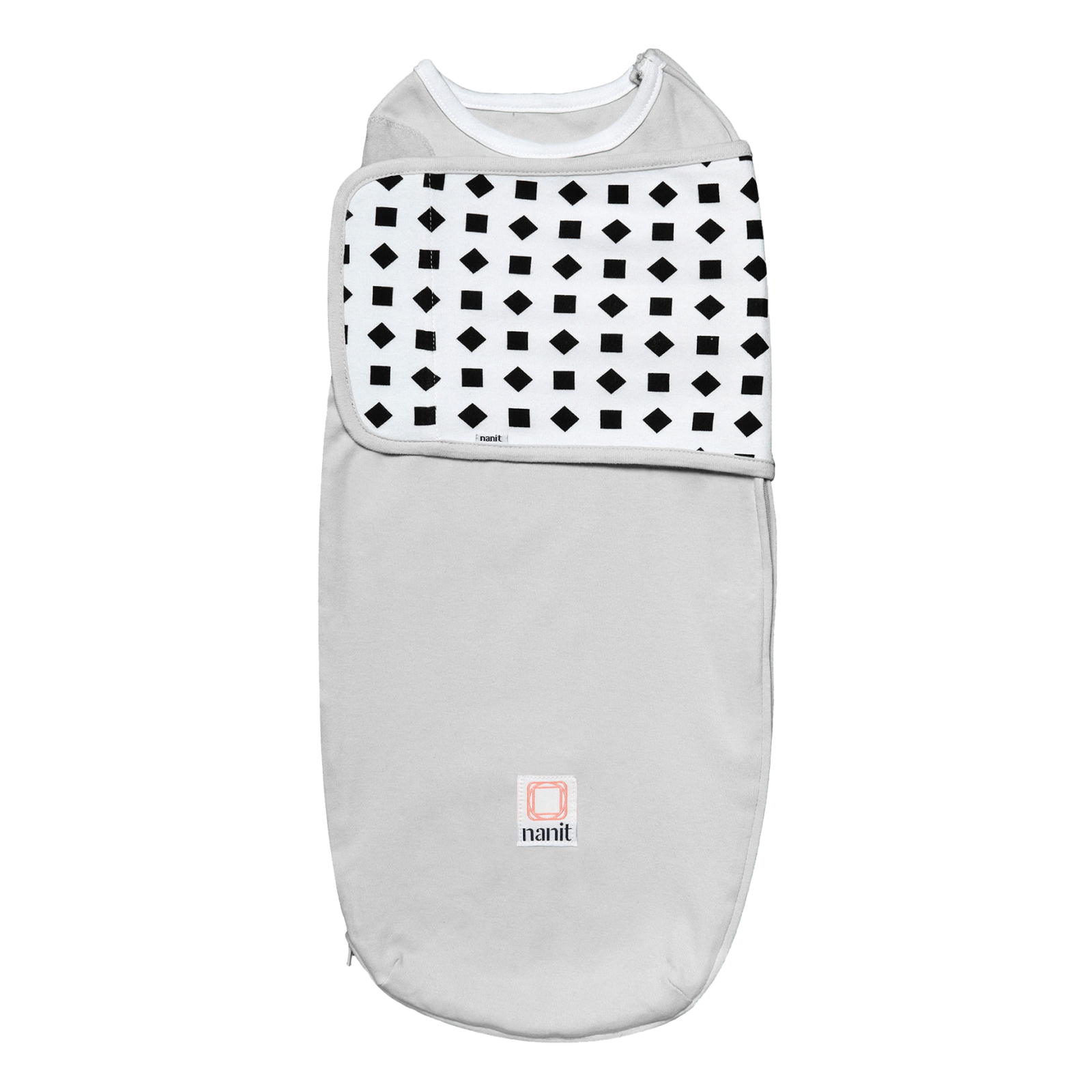 nanit swaddle in gray 
